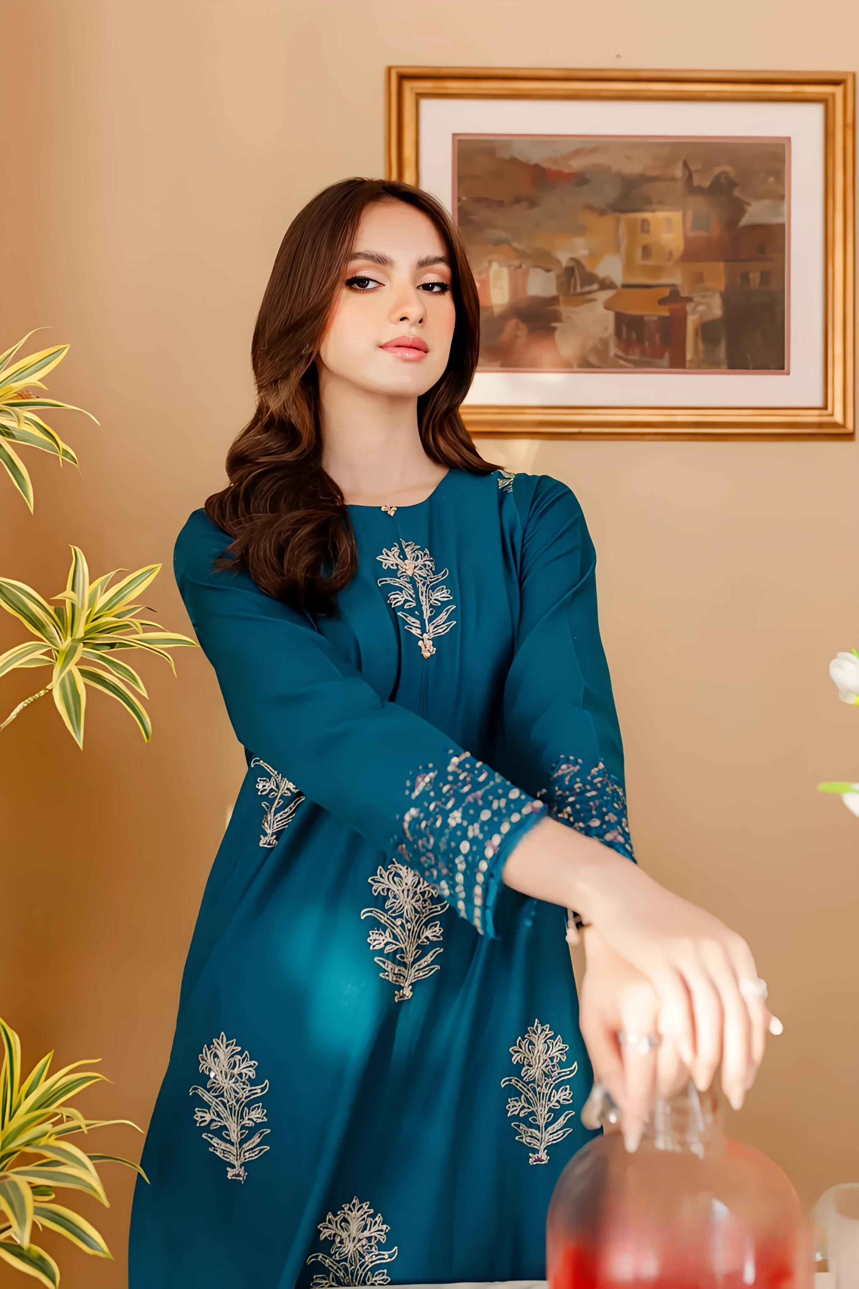 Malvin - Embroidered Linen – 2 Piece